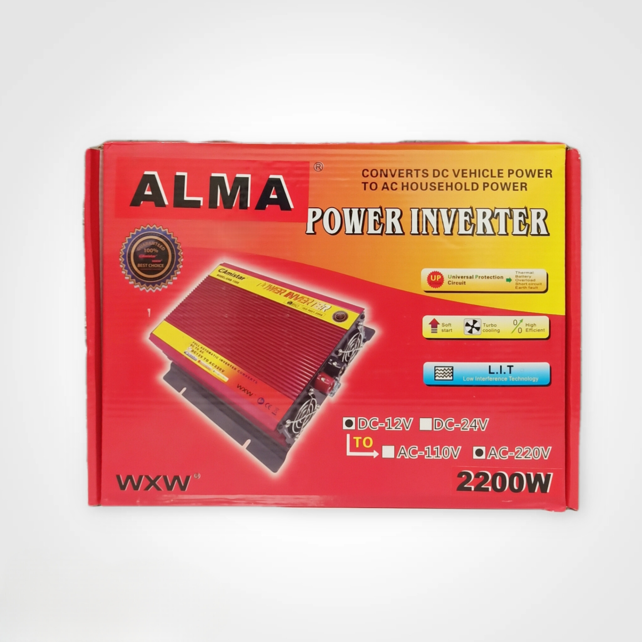اینورتر خودرو مدل آلما  2200w