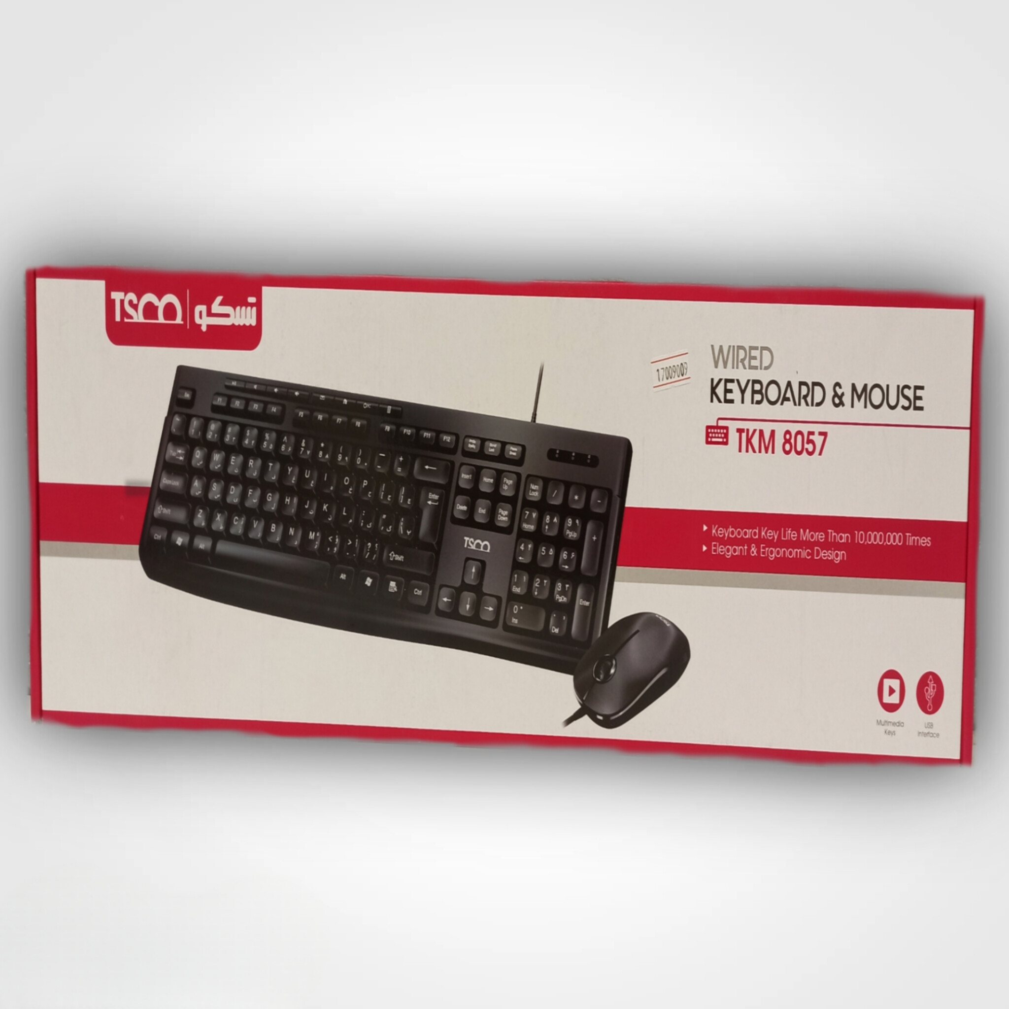 ست کیبورد و موس تسکو مدل TKM8057