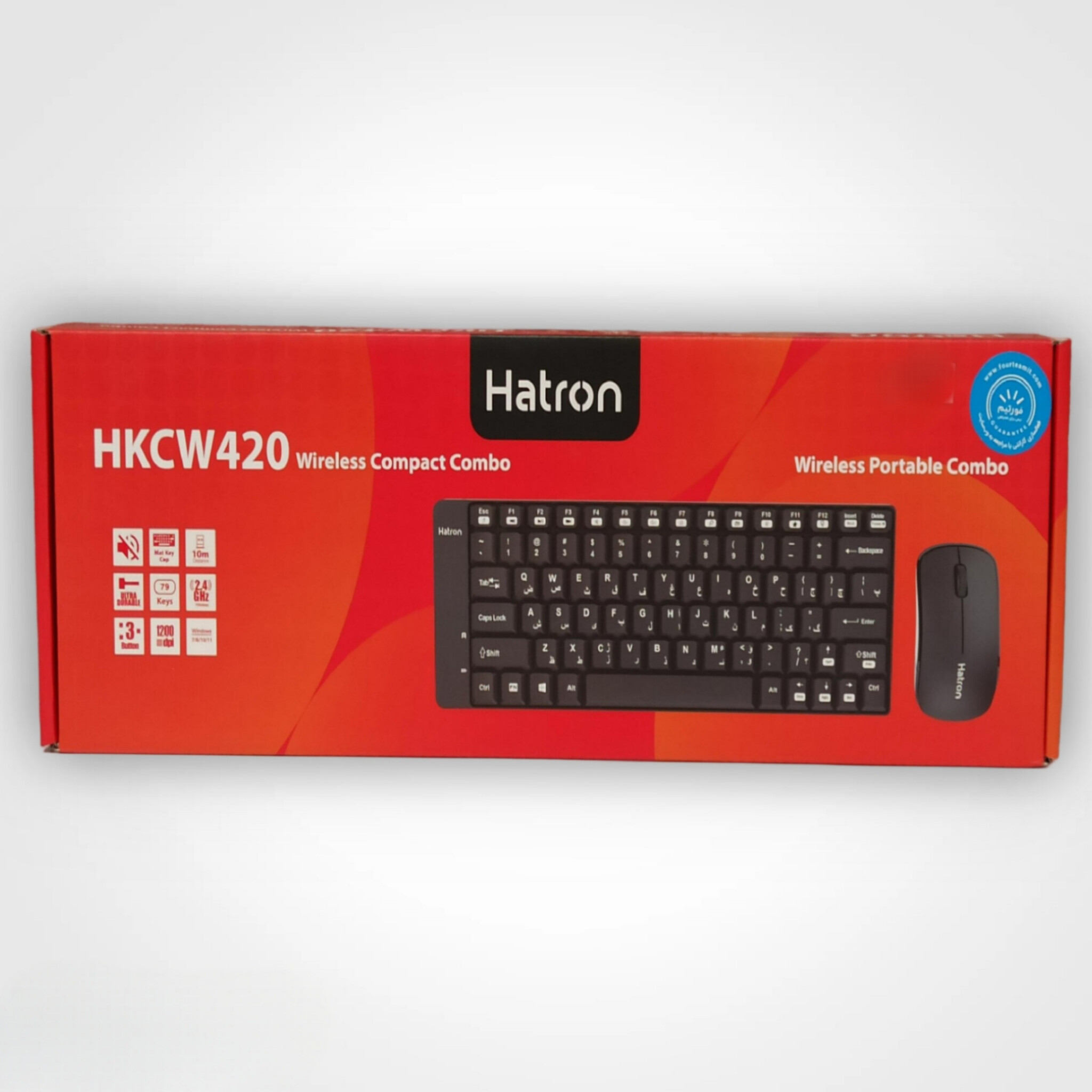 کیبورد و موس بی‌سیمHatron مدل HKCW420