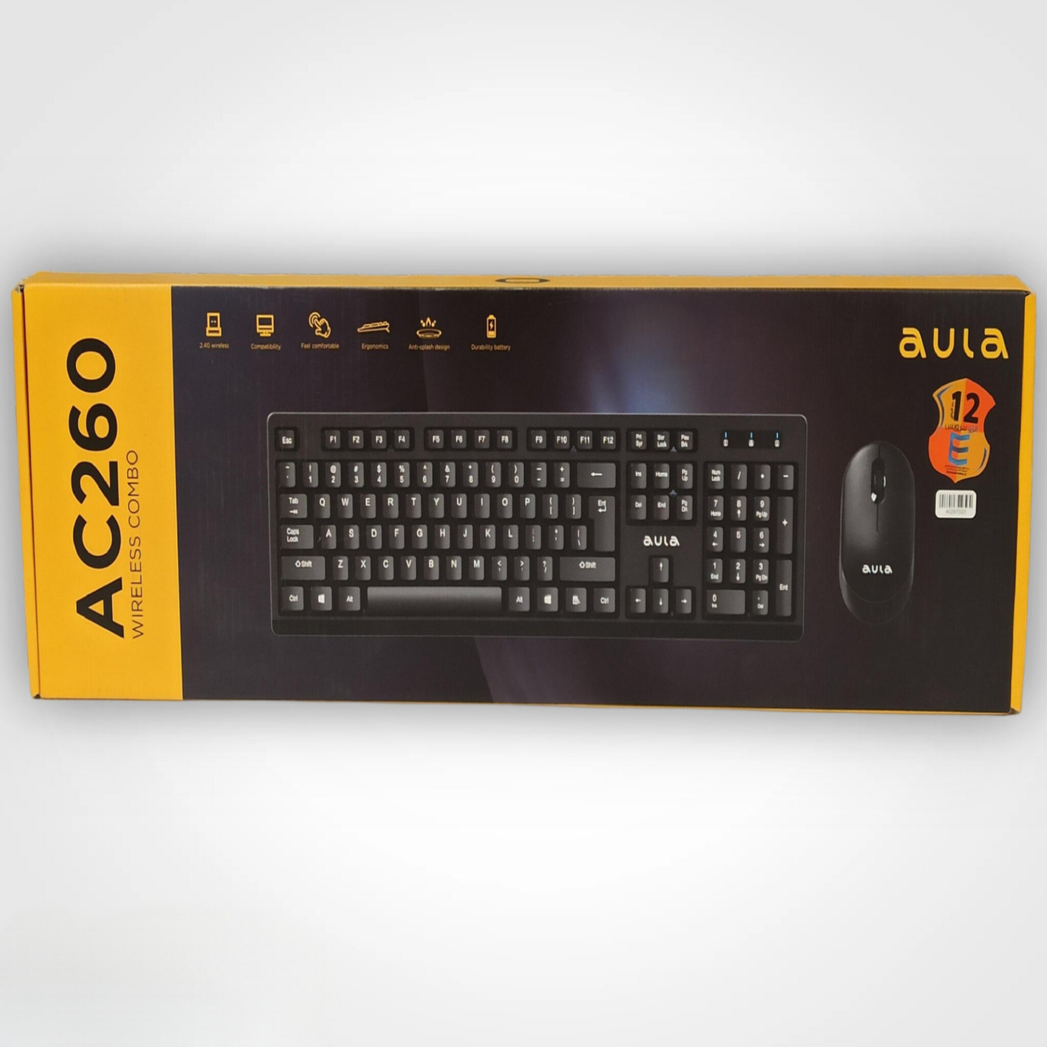 کیبورد و موس بی سیم آولا مدل AC260