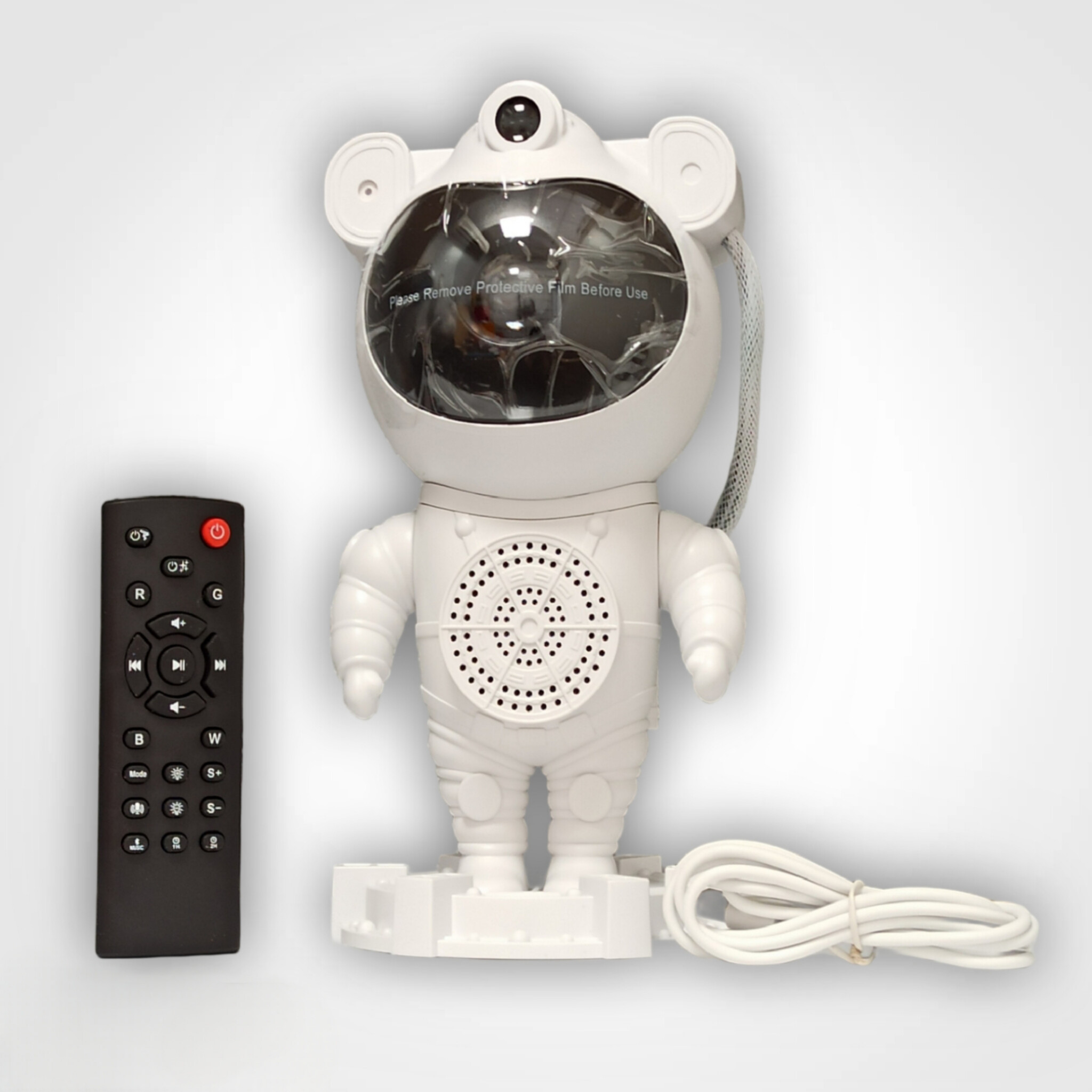 چراغ خواب پروژکتور کهکشانی فضانورد اسپیکردار بلوتوثی مدل Galaxy Projector
