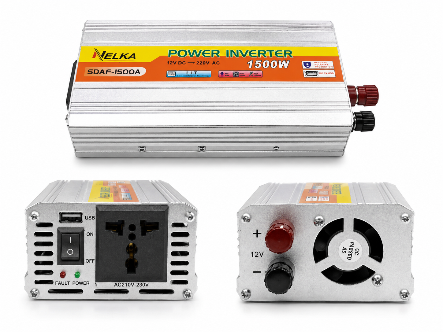 اینورتر 1۵۰۰وات مدل SDAF-1500A