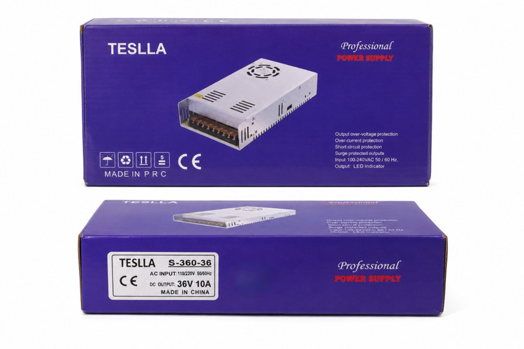 آداپتور صنعتی 36V 10A TESLLA