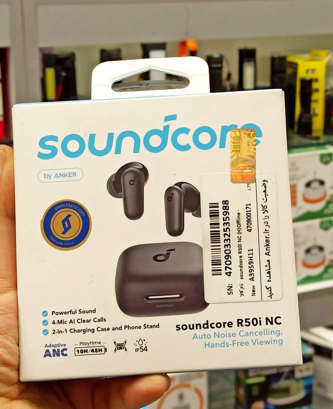 ایرپاد بی سیم انکر مدل Soundcore R50i NC