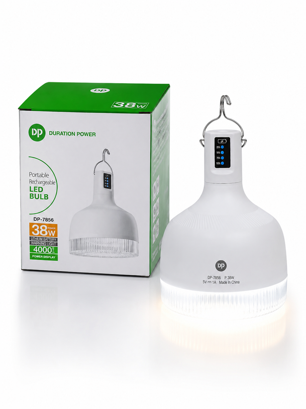 چراغ آویز شارژی مدل DP-7856 با توان 38 وات