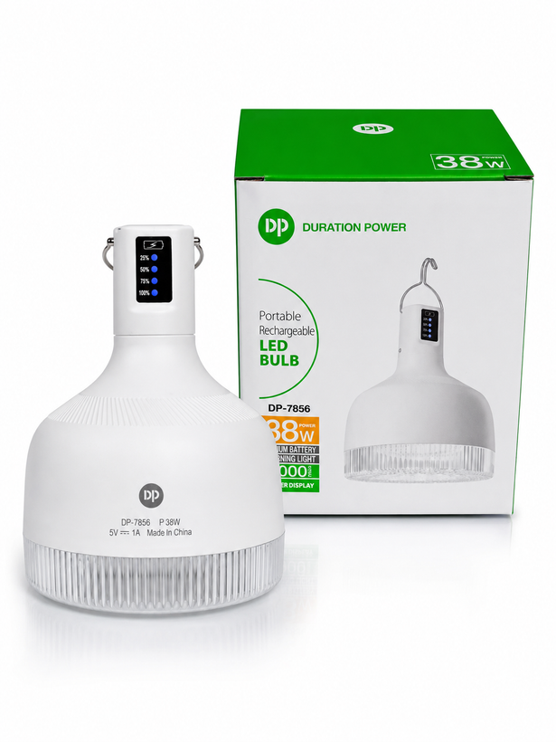 چراغ آویز شارژی مدل DP-7856 با توان 38 وات