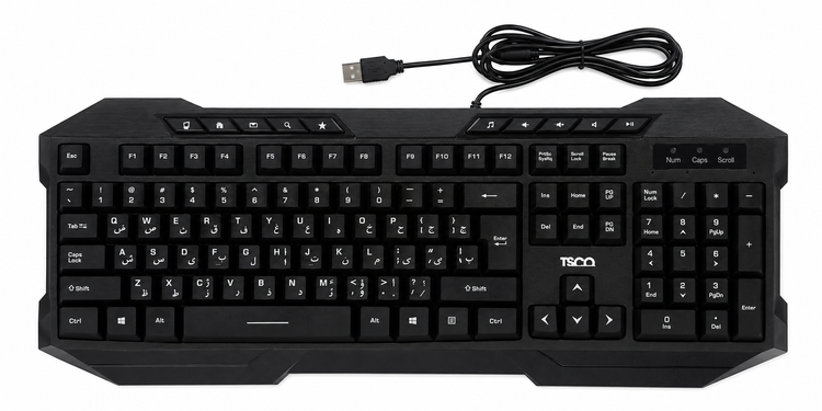 کیبورد سیمی تسکو مدل TSCO TK 8042