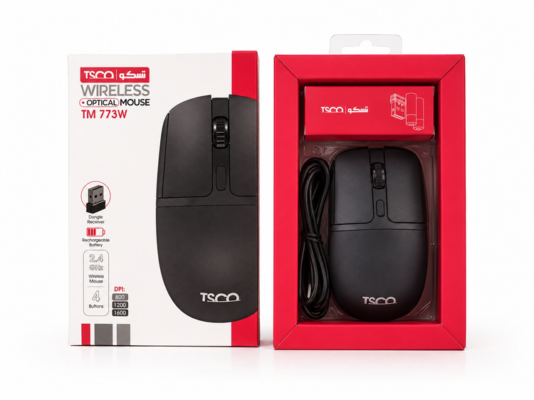 ماوس وایرلس تسکو مدل TM 773W